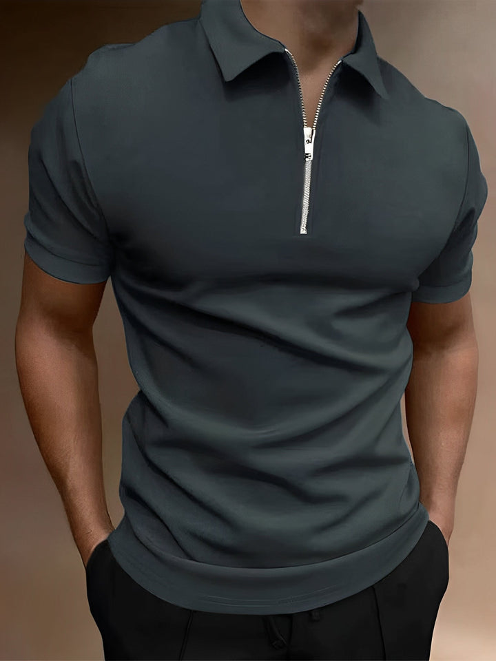 Carl - Komfortables Poloshirt mit Reißverschluss für Herren