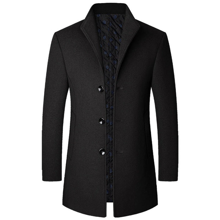 Colson - Schicker langer Herren-Wollmantel
