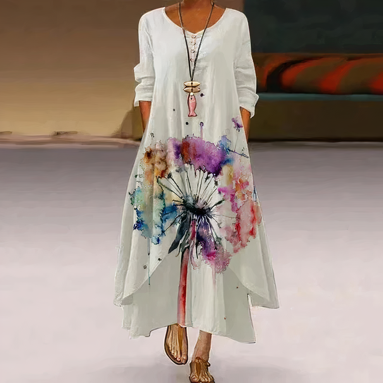 Anouke – Kleid aus leichtem Baumwolle