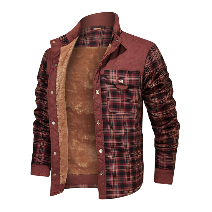 Harmon - Stilvolle karierte Herrenjacke