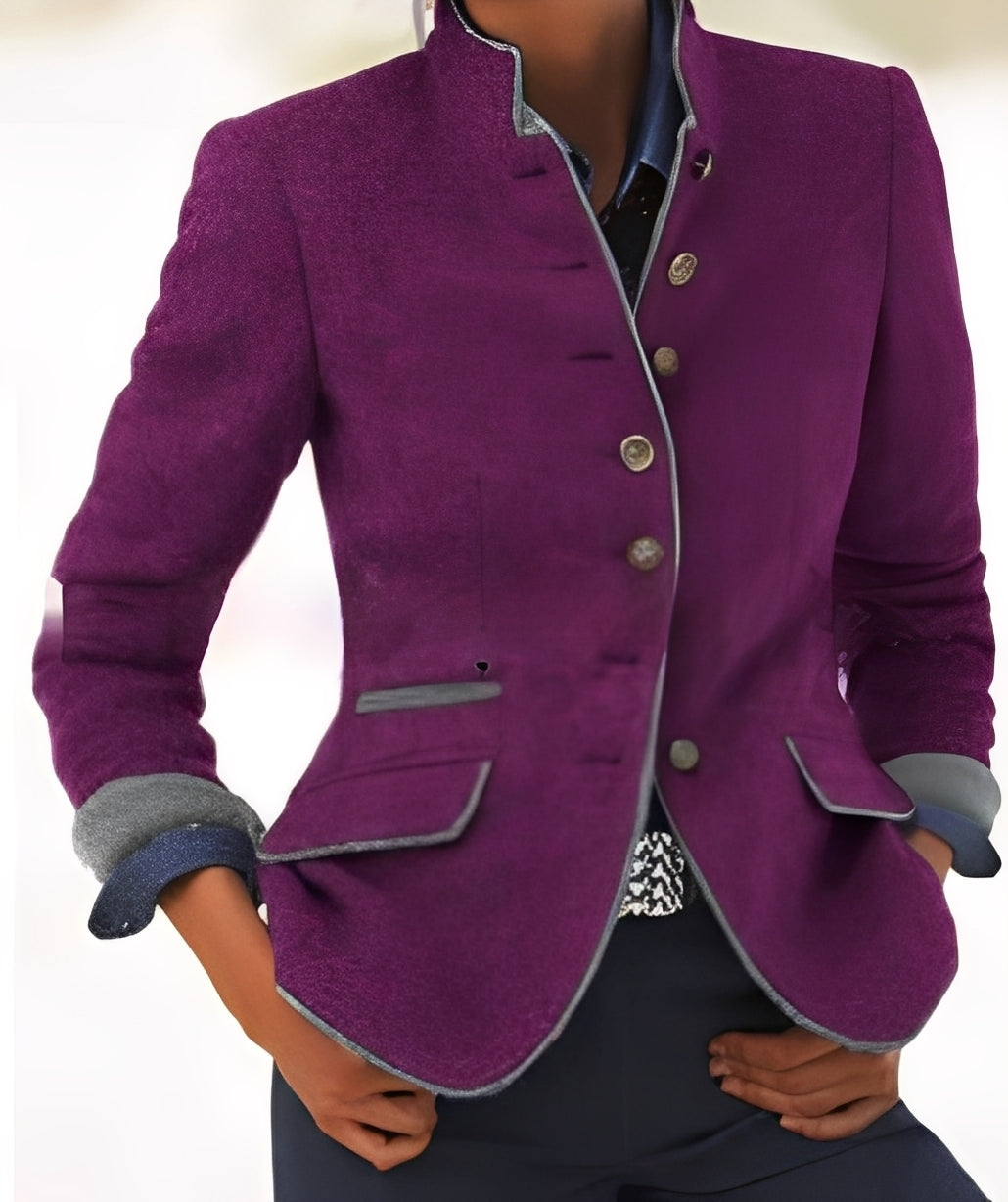 Kaelyn - Zeitgemäße Damenjacke mit Taschen für den täglichen Gebrauch