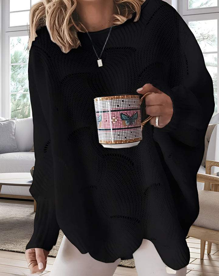 Kassandra - Stilvoller Damenpullover mit Ausschnitt