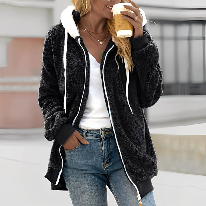 Rheanna - Damen Kapuzen-Fleecejacke für Gemütlichkeit