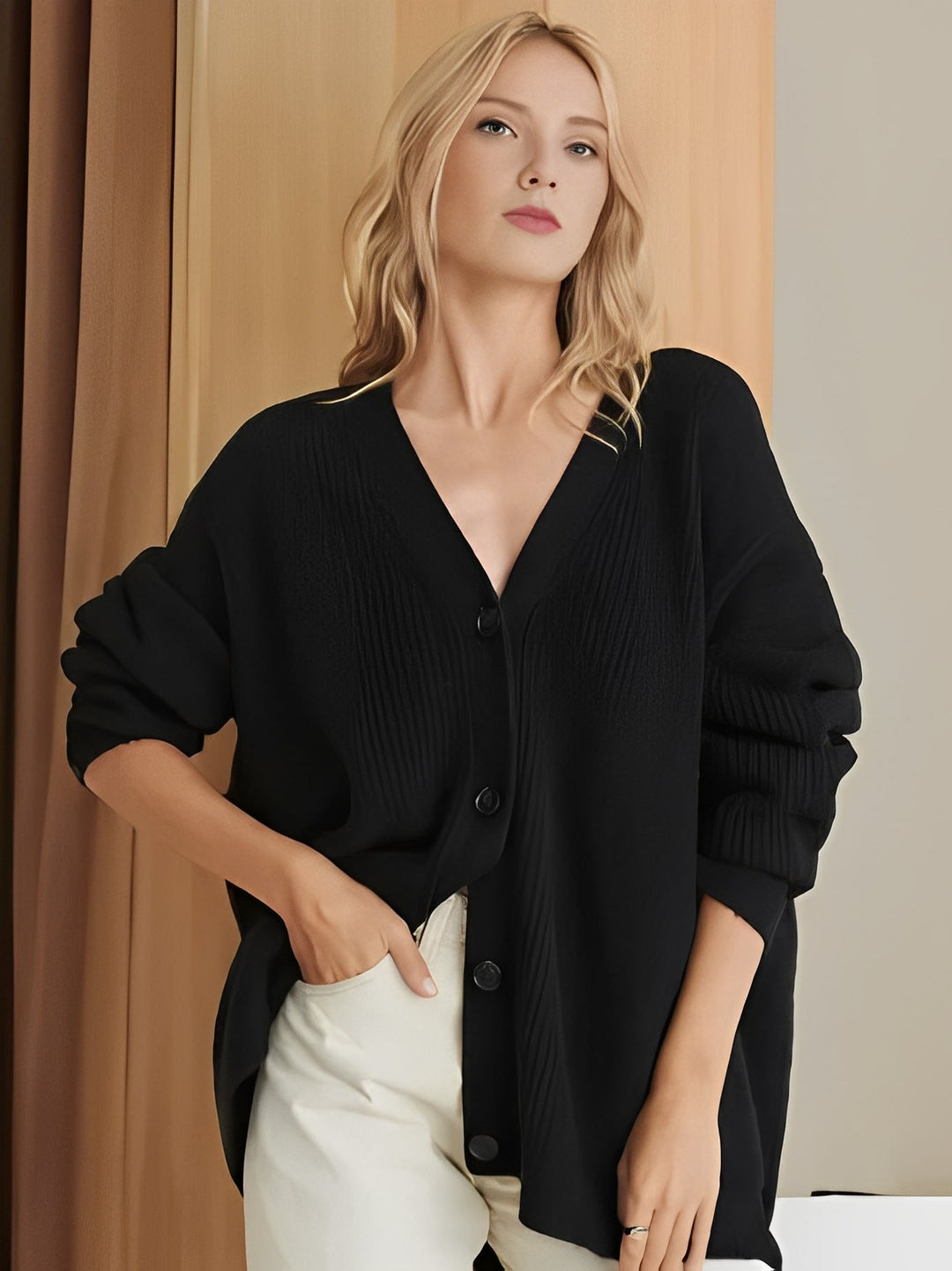 Kelcey - Gemütliche Frauen-Kaschmir-Jacke