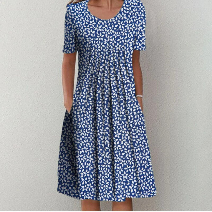 Anne – Strahlend schönes Blumen-Maxikleid