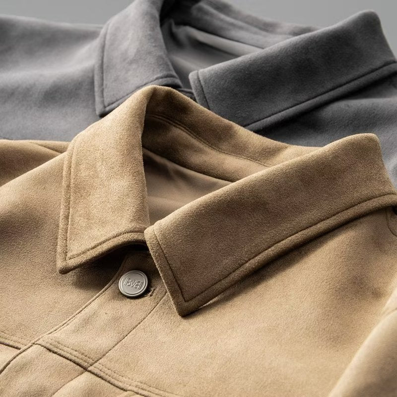 Wilbur - Traditionelle Herrenjacke aus Wildleder