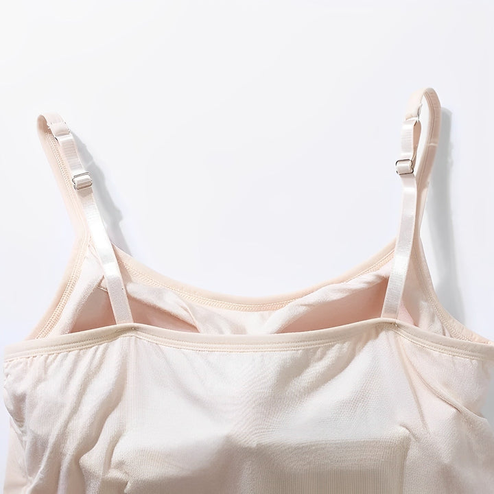 Elfrieda - Leichtes, angenehmes Top mit eingebautem BH für Damen