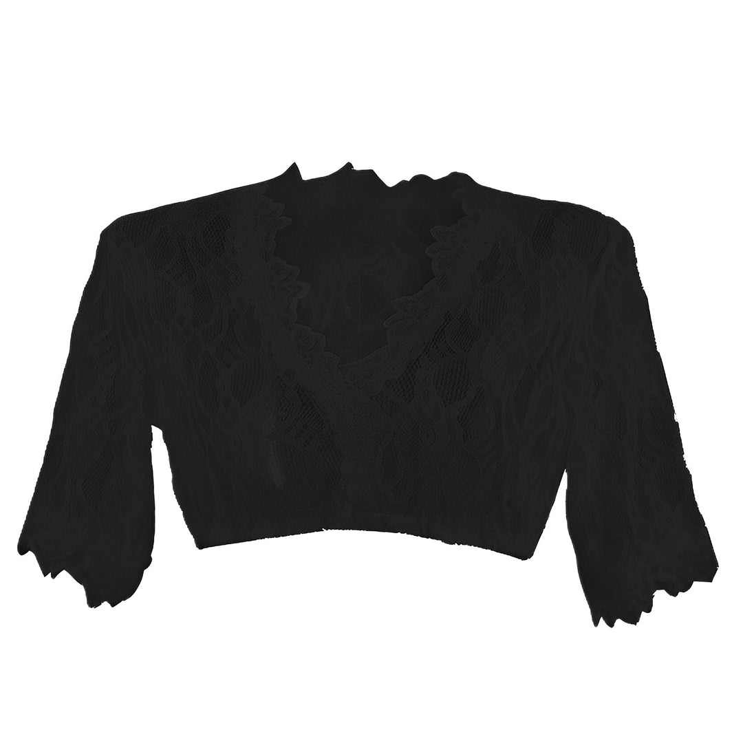 Bonnie - Modische Oktoberfest-Dirndlbluse aus Netzstoff für Damen