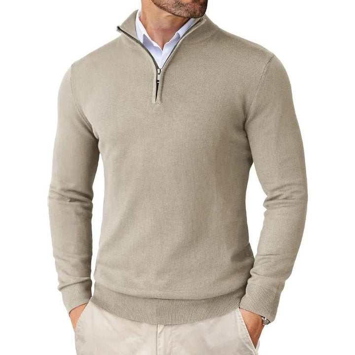 Bowen - Moderner Männerpullover mit Zipper