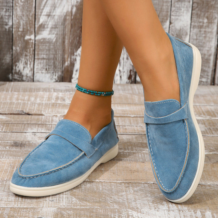 Yasmine - Klassische Damen-Wildlederschuhe