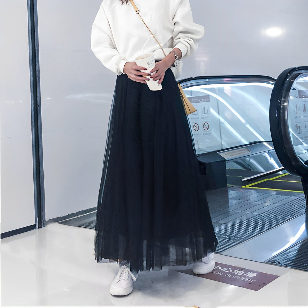 Ronnette - Eleganter Damenrock mit hohem Bund