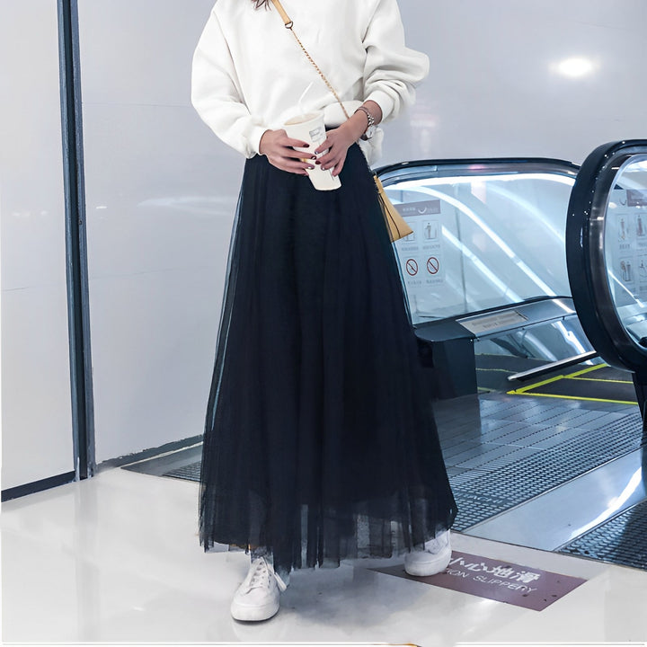 Ronnette - Eleganter Damenrock mit hohem Bund