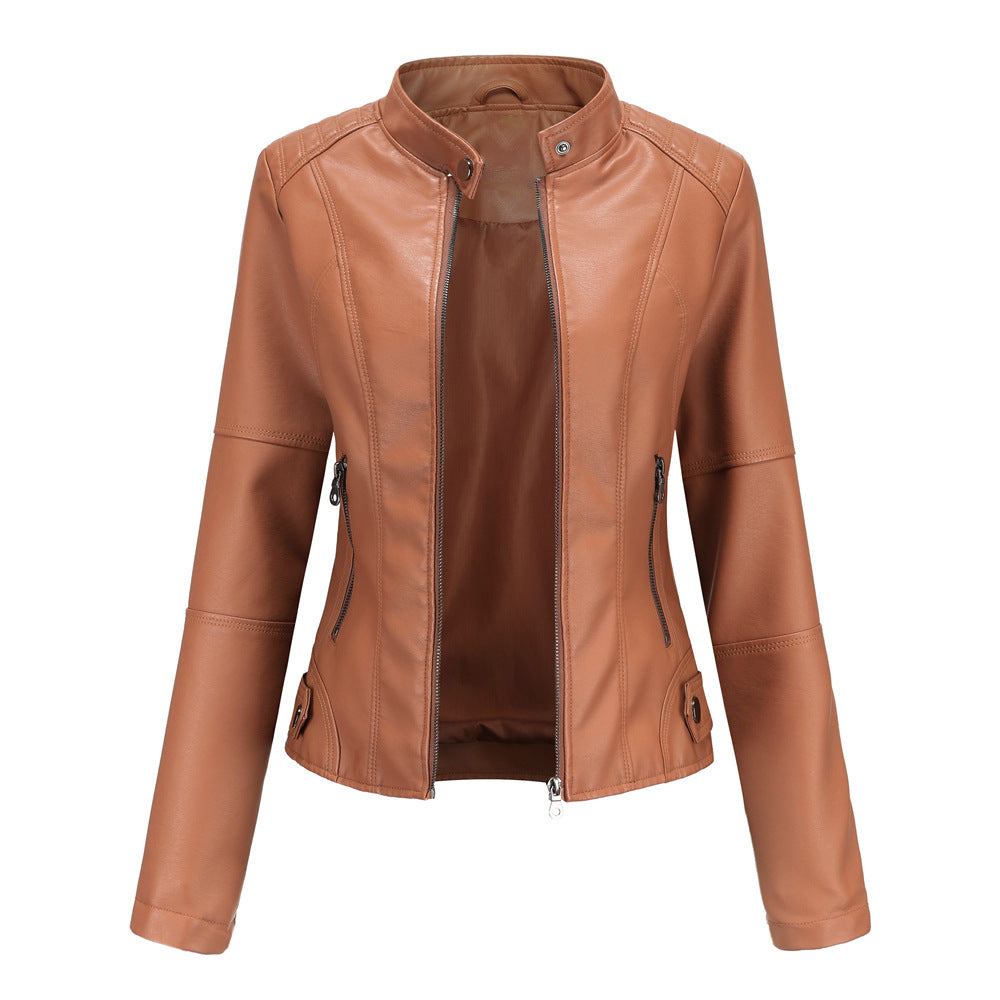 Martha - Elegante, taillierte Damenlederjacke