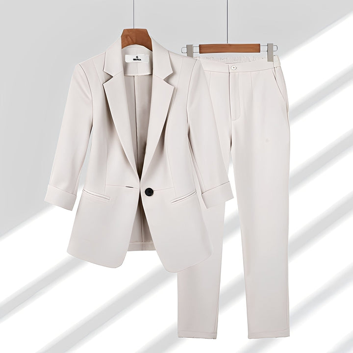 Andrea - Elegantes Damenanzug-Set aus Jacke und Hose