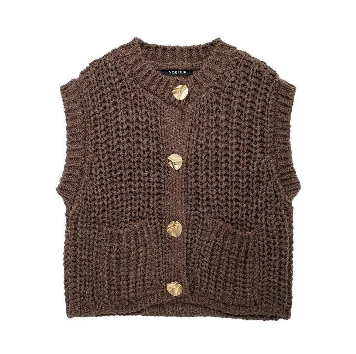 Edna - Ärmellose Weste aus weichem Polyester