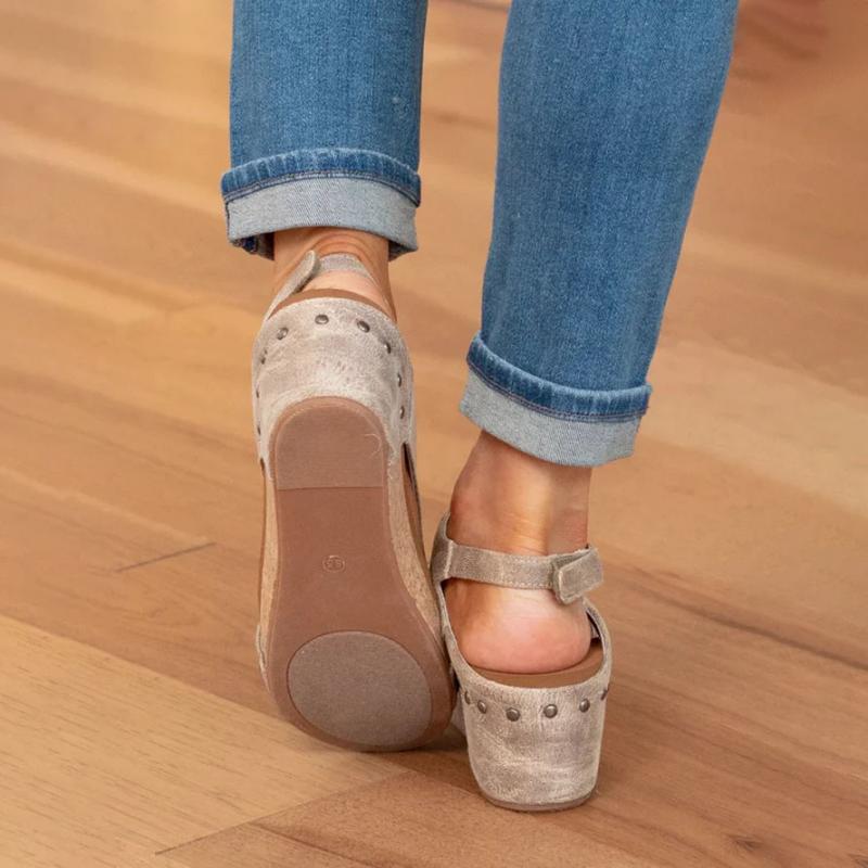 Auria - Orthopädische Ledersandalen für Damen mit zusätzlicher Unterstützung