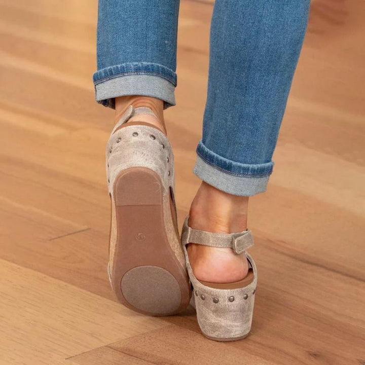 Auria - Orthopädische Ledersandalen für Damen mit zusätzlicher Unterstützung