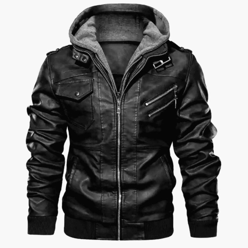Dominic – Motorradjacke Urban Style aus Kunstleder