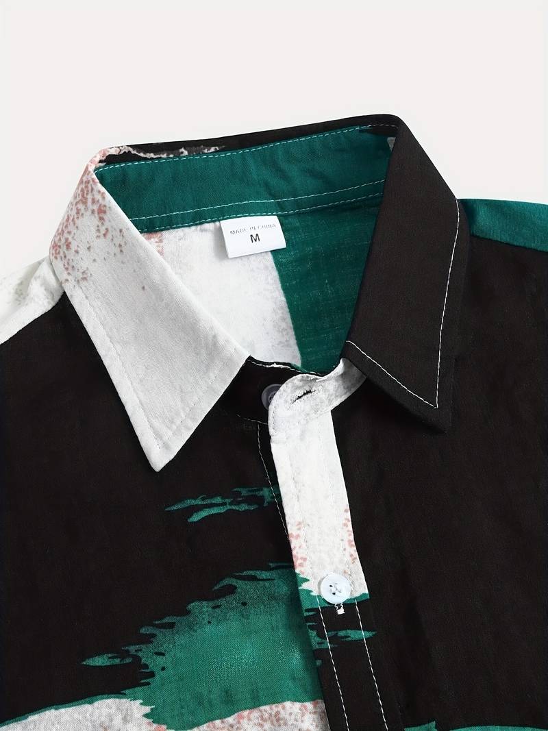 Kenneth - Kurzarm-Casual-Hemd mit frischem Stil