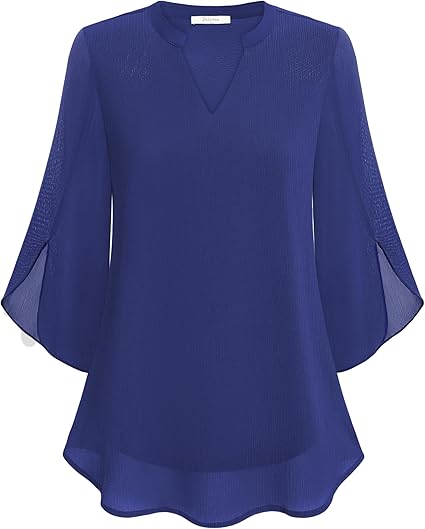 Brianna – Bluse mit Schlitzärmeln und elegantem Schwung