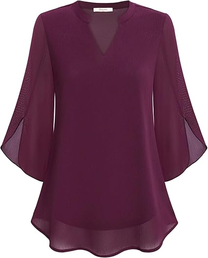 Brianna – Bluse mit Schlitzärmeln und elegantem Schwung