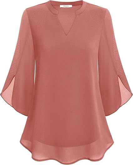 Brianna – Bluse mit Schlitzärmeln und elegantem Schwung