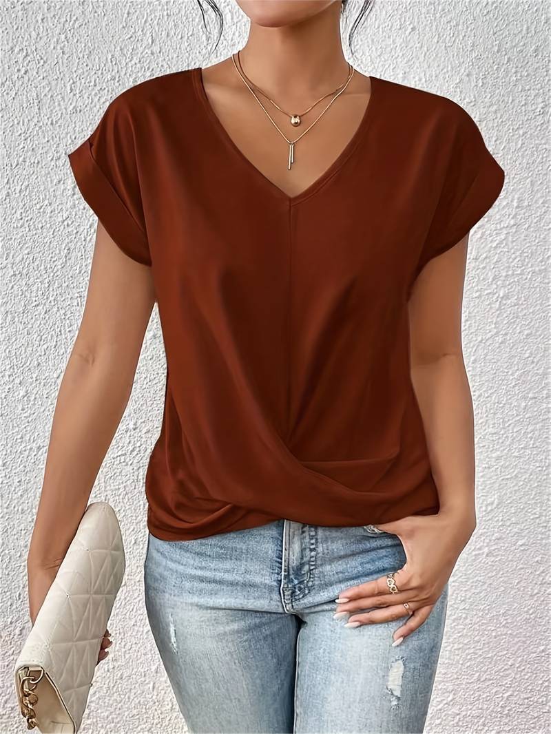 Zinnia – Lockeres Kurzarmshirt