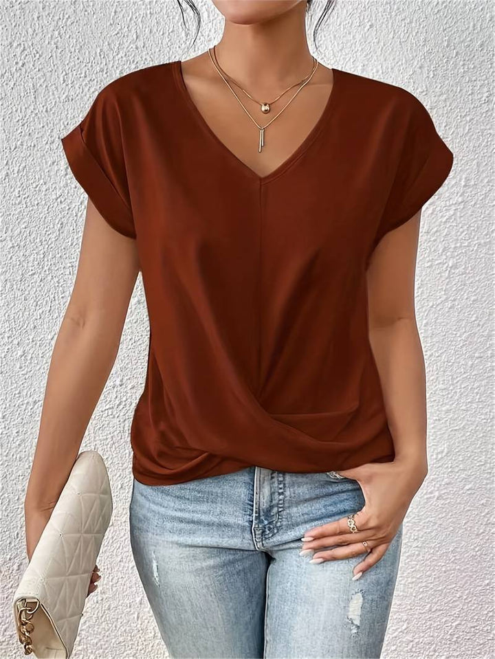 Zinnia – Lockeres Kurzarmshirt
