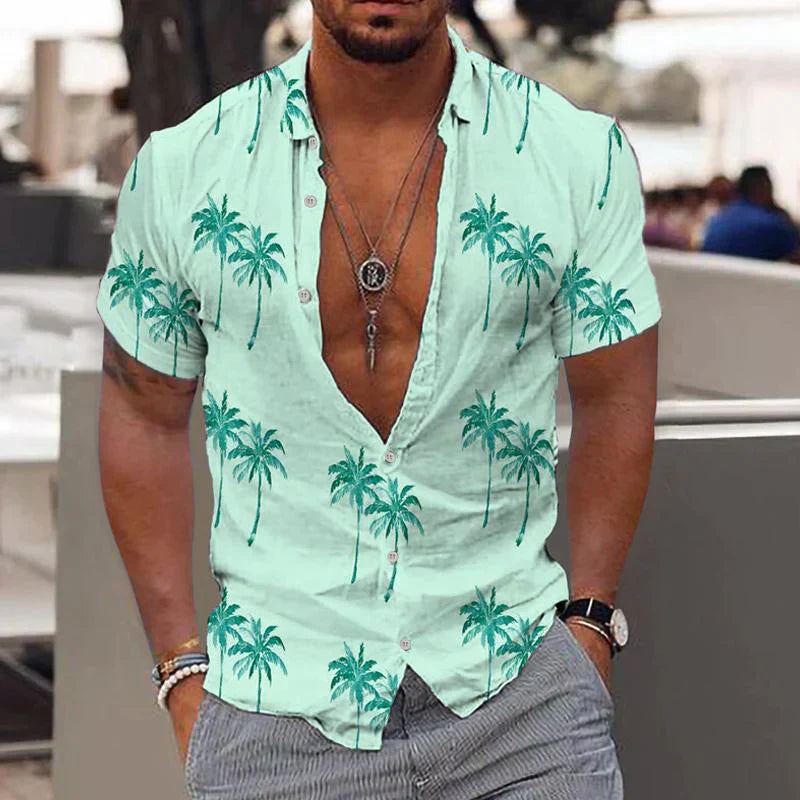 Zion - Palm Breeze Leinenhemd