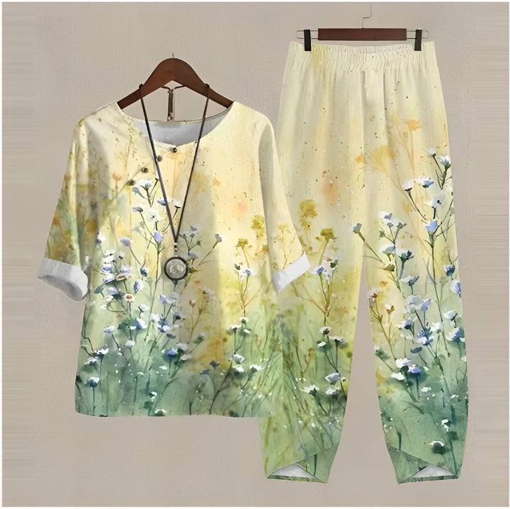 Samsa - Elegantes, lockeres Sommeroutfit für Damen