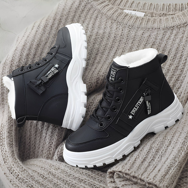 Adamina - Bequeme, warme hohe Stiefel für Frauen
