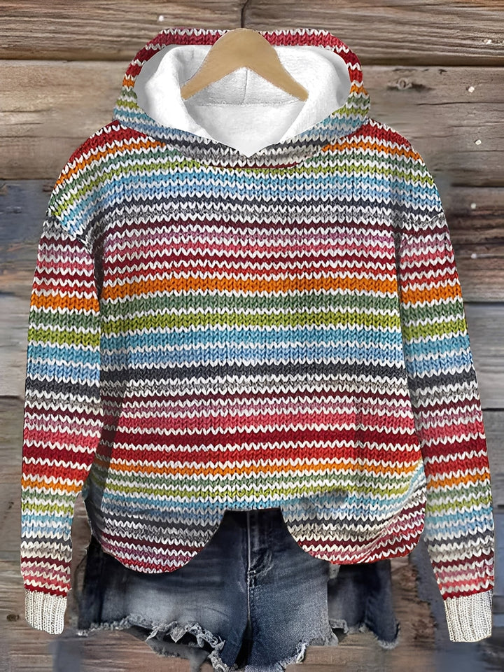 Jacalyn - Gemütlicher, farbenfroher Damen-Hoodie