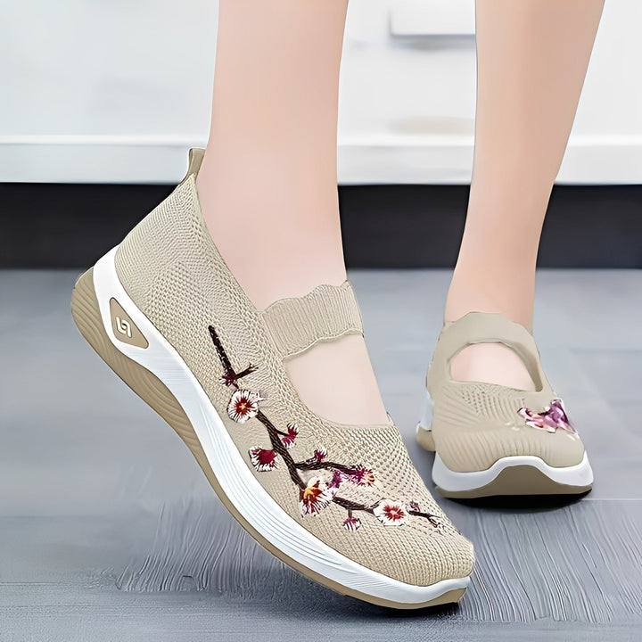 Jazmin - Bequeme und atmungsaktive Schuhe mit Stickerei für Damen