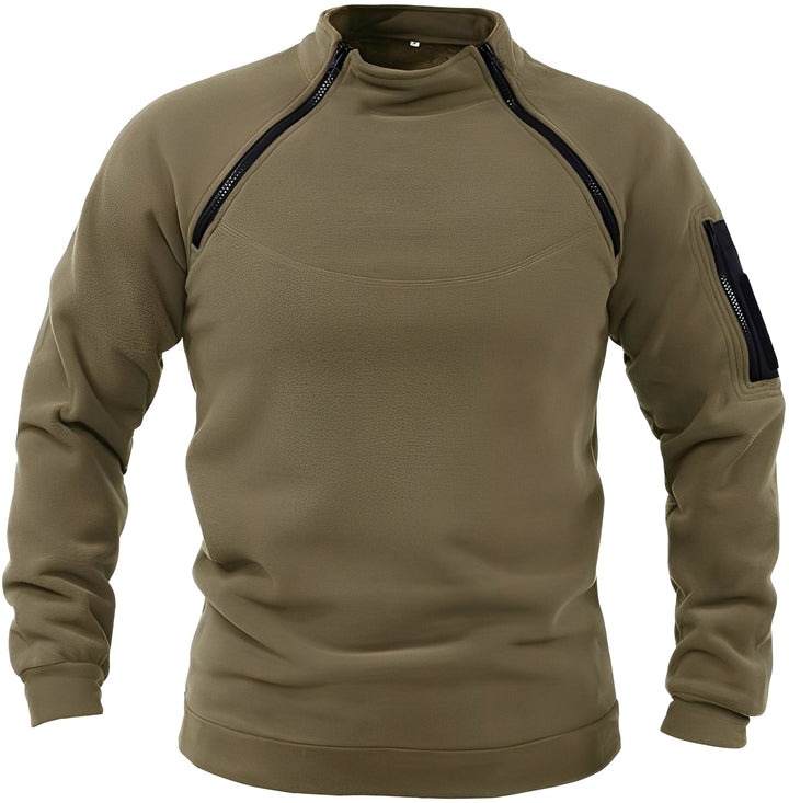 Wilbur - Herren-Fleecepullover für Sport mit Zipper