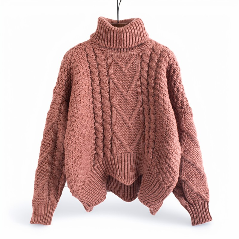 Catrina - Komfortabler, warmer Damen-Rollkragenpullover