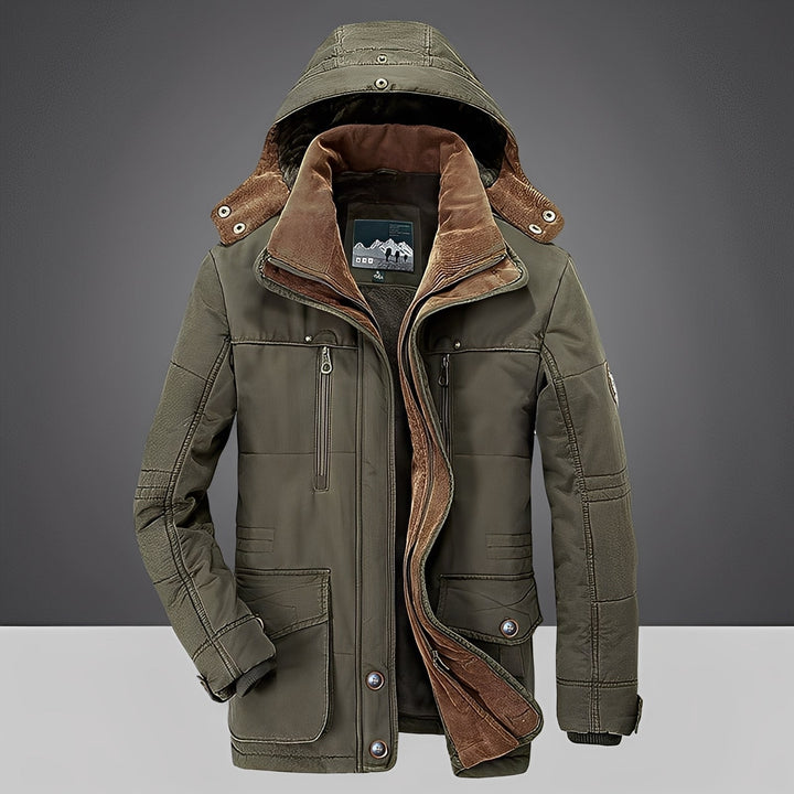 Nicholas - Herrenjacke mit warmem Fleece-Innenfutter