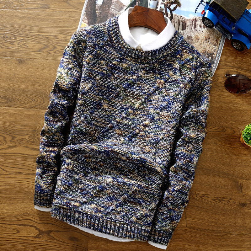 Francis - Wärmerer, bunter Winterpullover für Männer