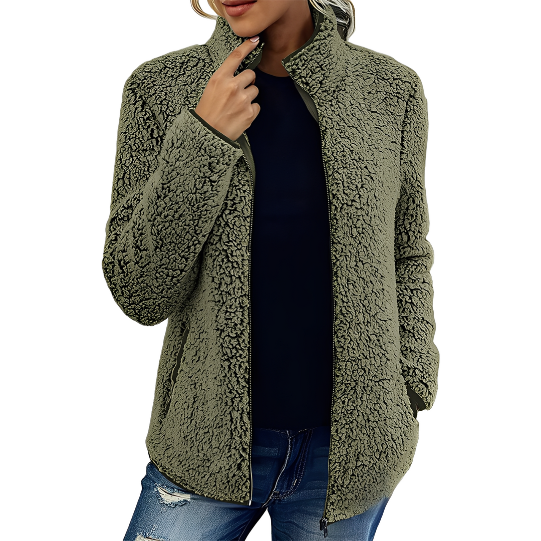 Larissa - Stilvolle, warme Fleece-Jacke für Damen