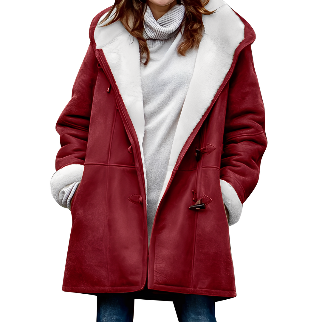 Madilyn - Freizeit-Dufflecoat mit Kapuze für Damen