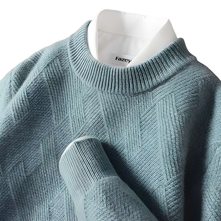 Winfred - Schicker, locker geschnittener Herrenpullover aus Kaschmir