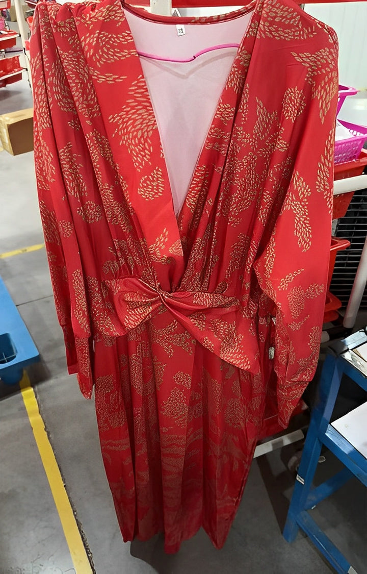 Thelma - Schickes Sommerkleid mit V-Ausschnitt für Damen