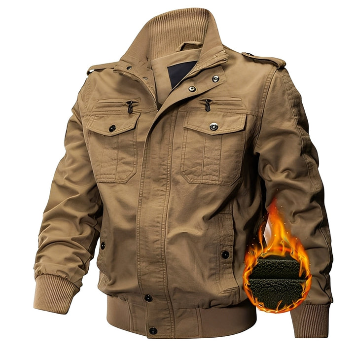Gary - Trendige Herren-Fleecejacke mit Taschen
