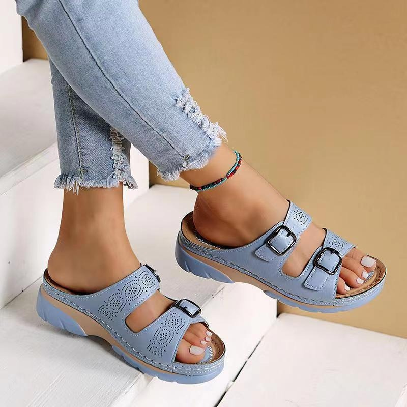 Ariella - Komfortable orthopädische Keilsandalen für Damen