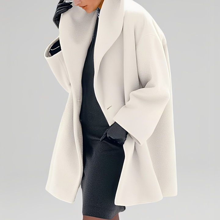 Natalia - Moderne, leger geschnittene Damen-Wolljacke