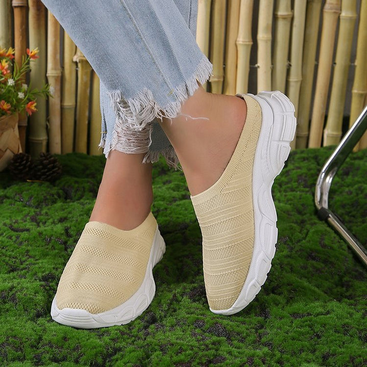 Malani - Moderne Damen-Slipper-Sneaker mit Keilabsatz