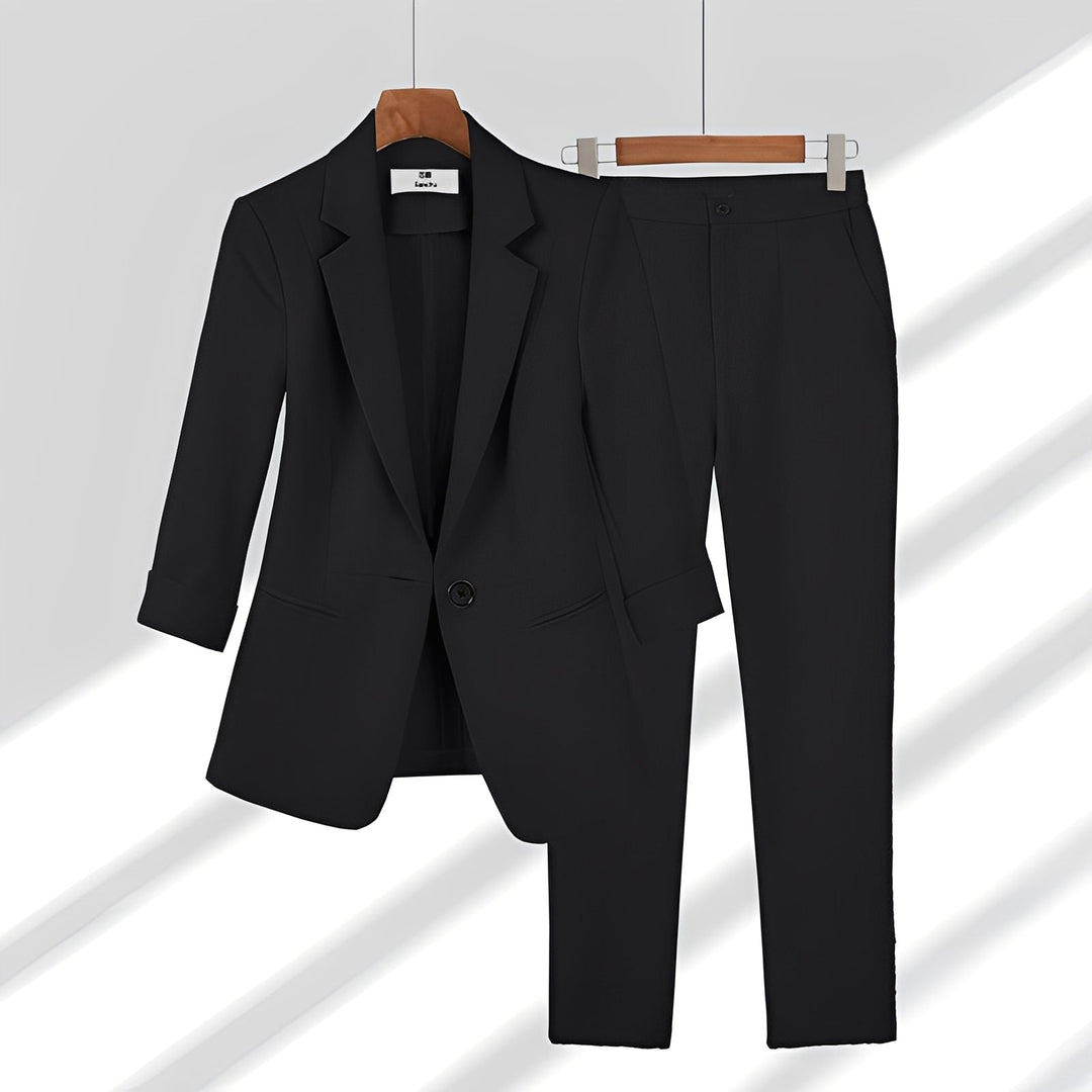 Andrea - Elegantes Damenanzug-Set aus Jacke und Hose