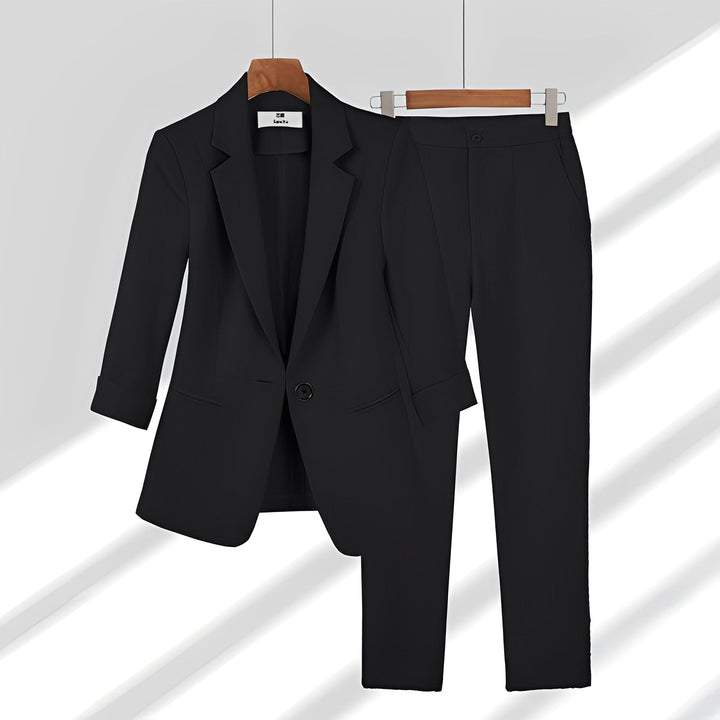 Andrea - Elegantes Damenanzug-Set aus Jacke und Hose