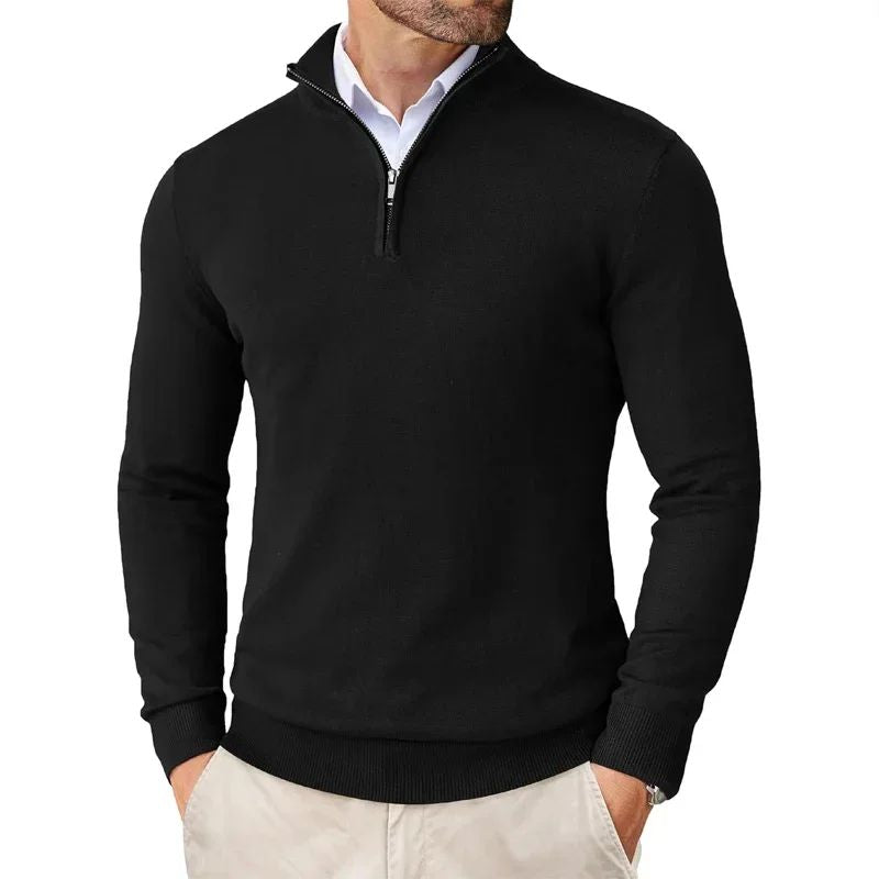 Bowen - Moderner Männerpullover mit Zipper