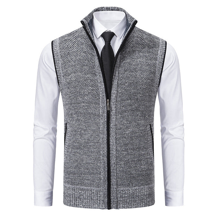Damion - Bequemer Mantel aus Fleece-Strick für Herren