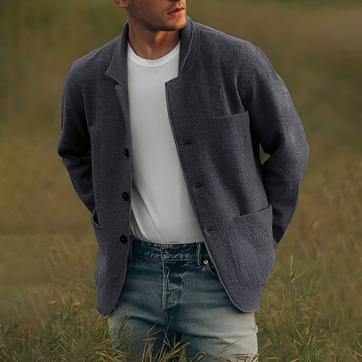 Santiago - Klassische Herrenjacke mit Taschen